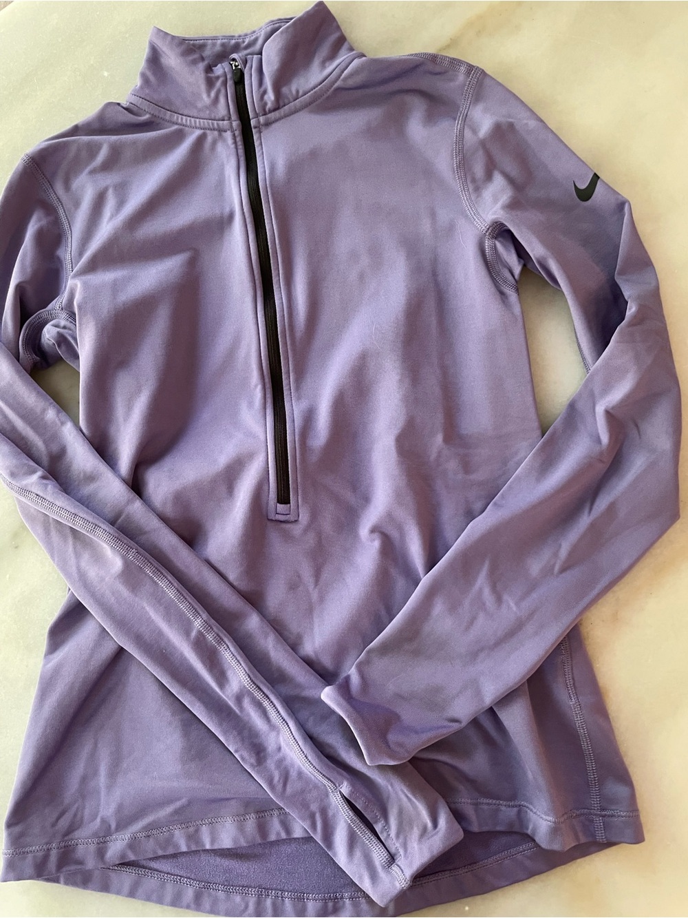 Nike Women’s Lavender Half-Zip Training Top size M